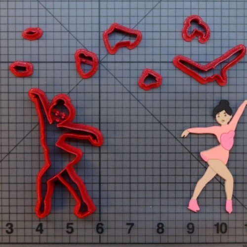 Figure Skater 266-C092 Cookie Cutter Set