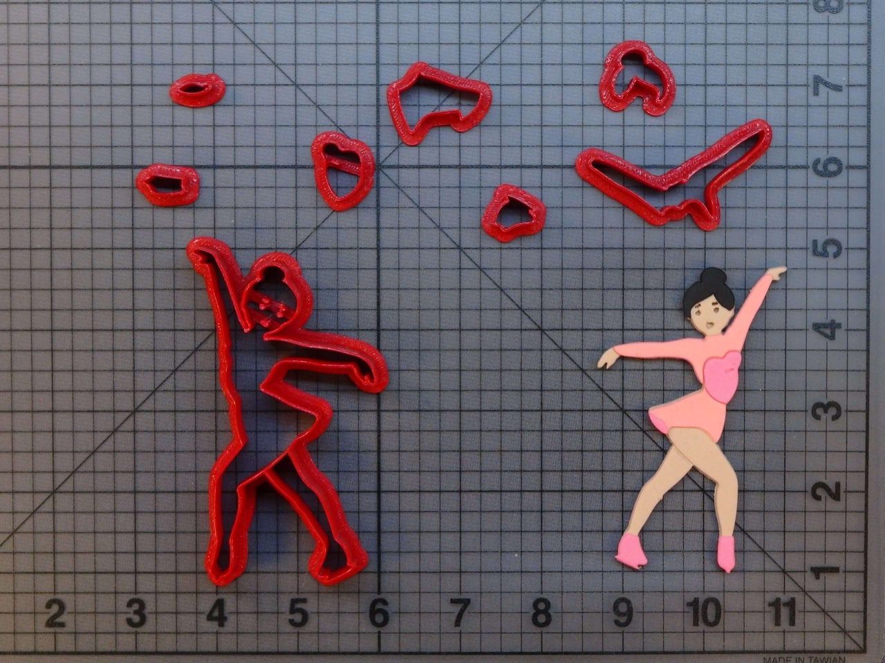 Figure Skater 266-C092 Cookie Cutter Set