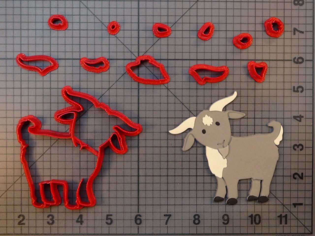 Goat 266-C176 Cookie Cutter Set