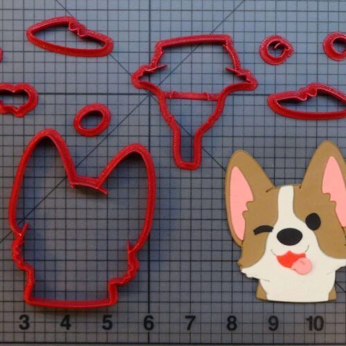 Happy Corgi 266-C015 Cookie Cutter Set