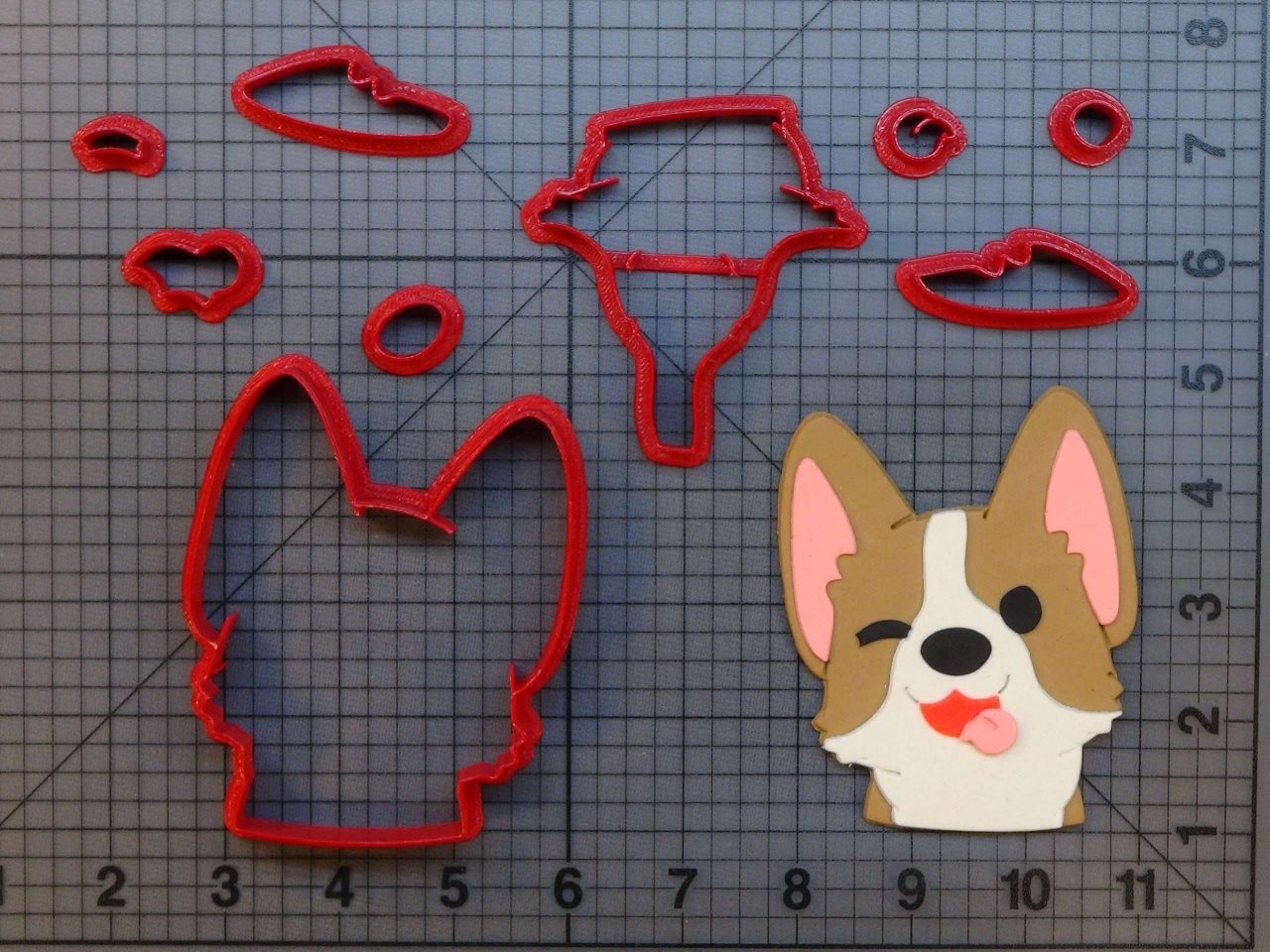 Happy Corgi 266-C015 Cookie Cutter Set