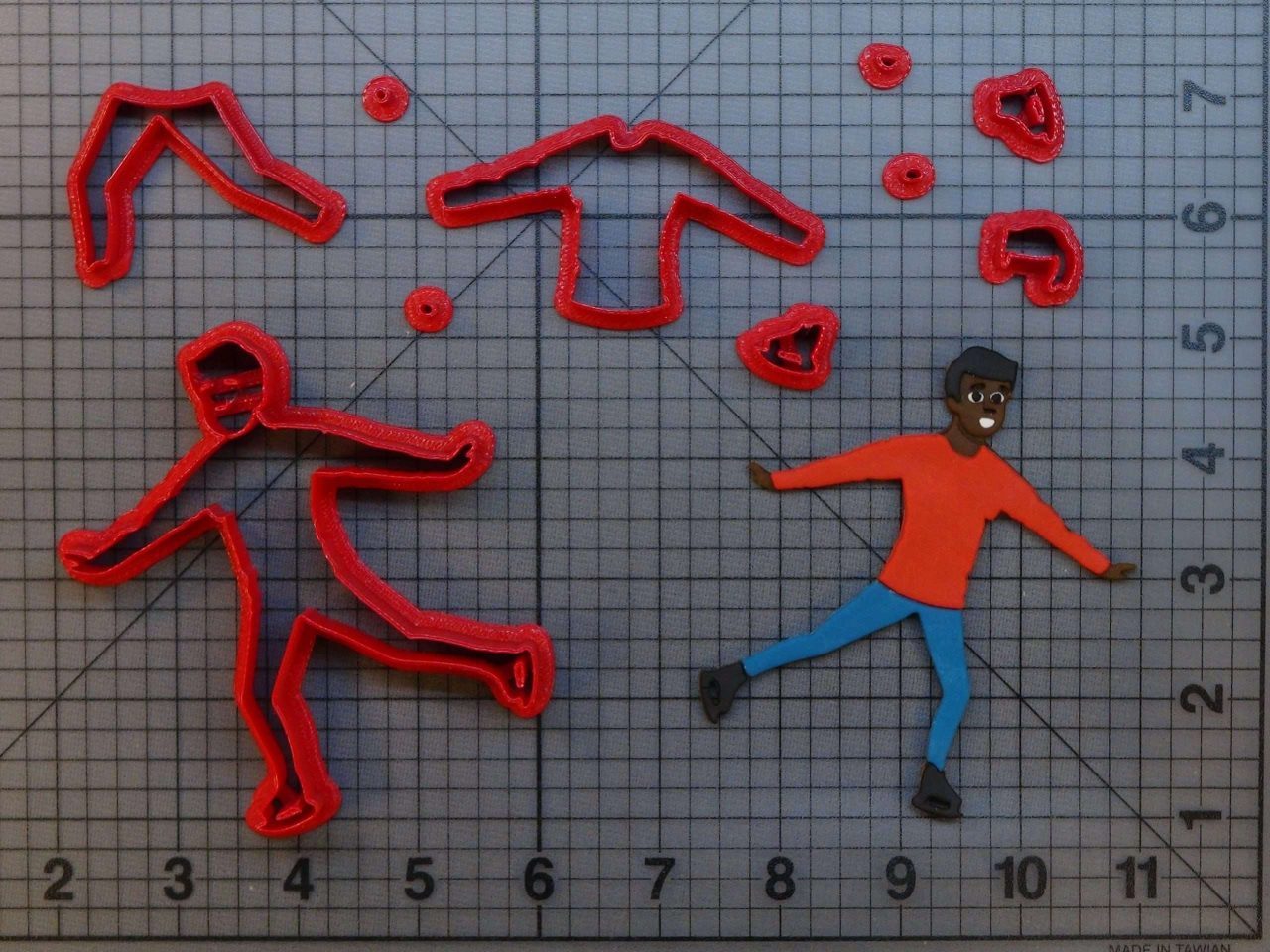 Ice Skater 266-C096 Cookie Cutter Set