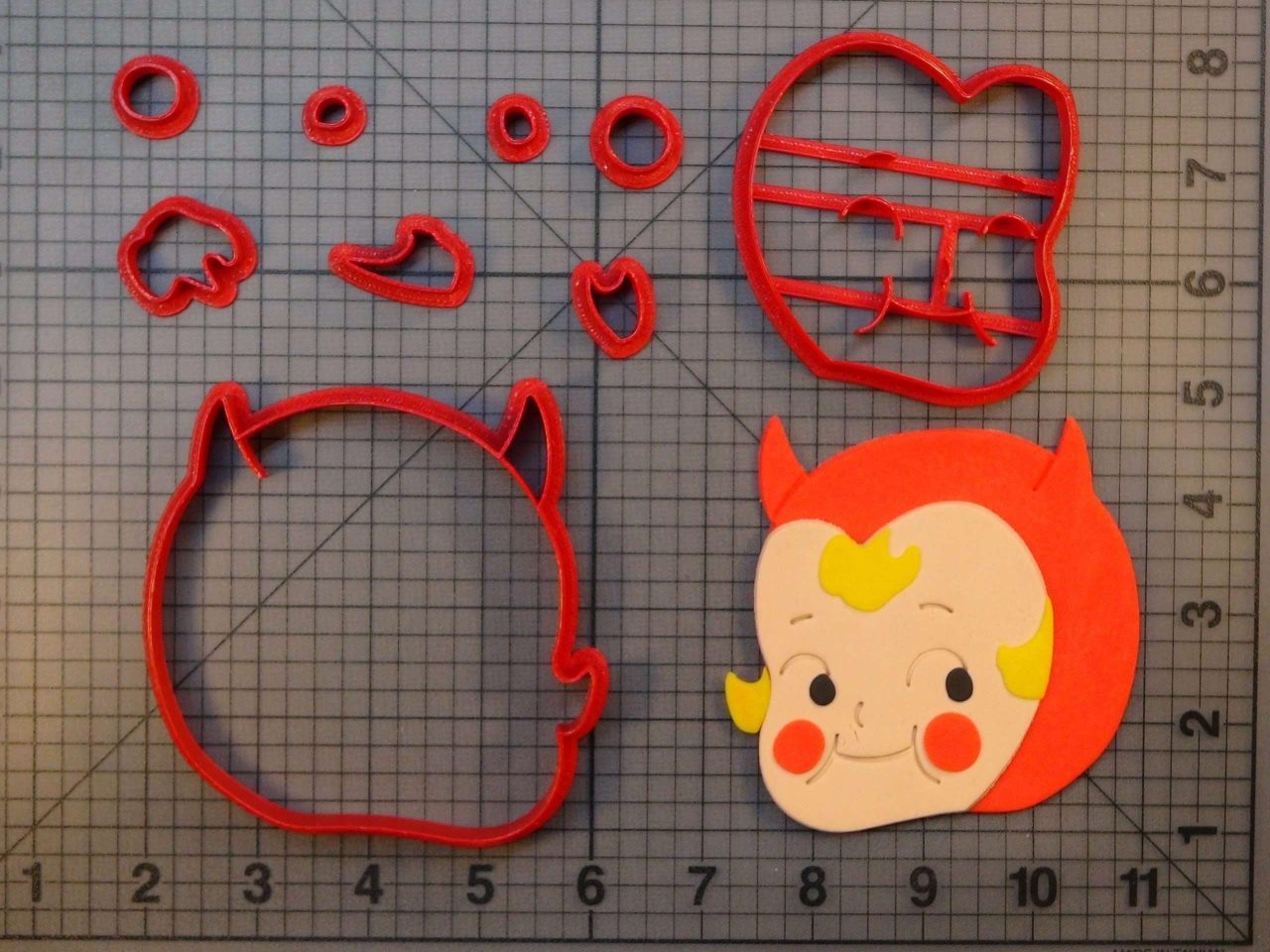 Kewpie Devil 266-C217 Cookie Cutter Set