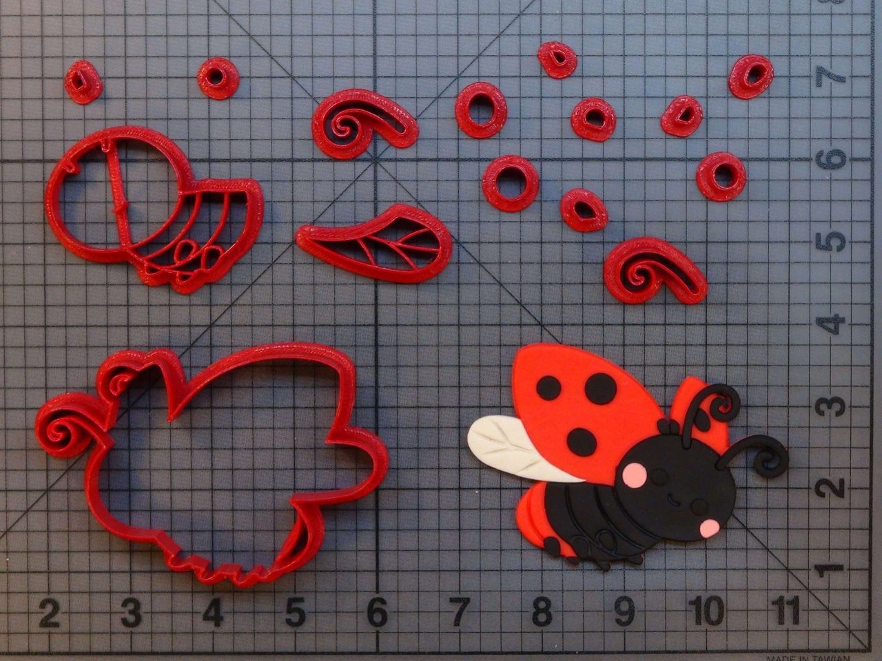 Lady Bug 266-C022 Cookie Cutter Set