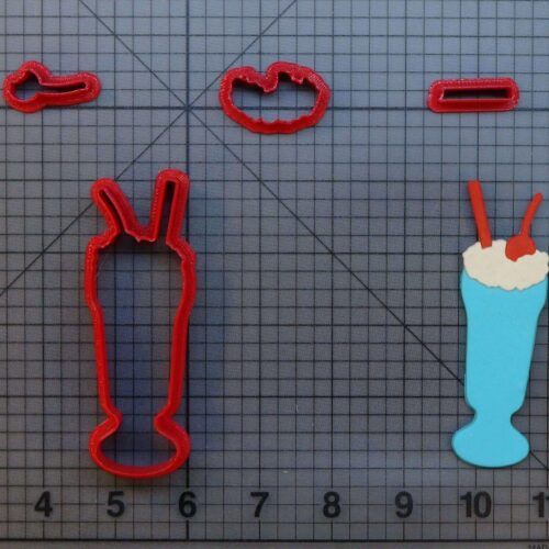 Malt Milkshake 266-C036 Cookie Cutter Set