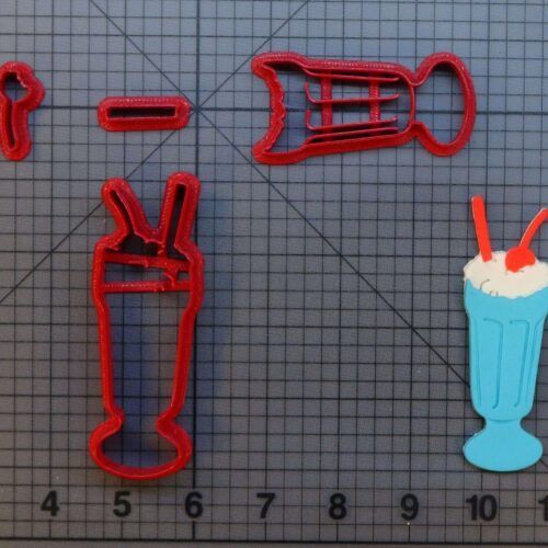 Malt Milkshake 266-C098 Cookie Cutter Set