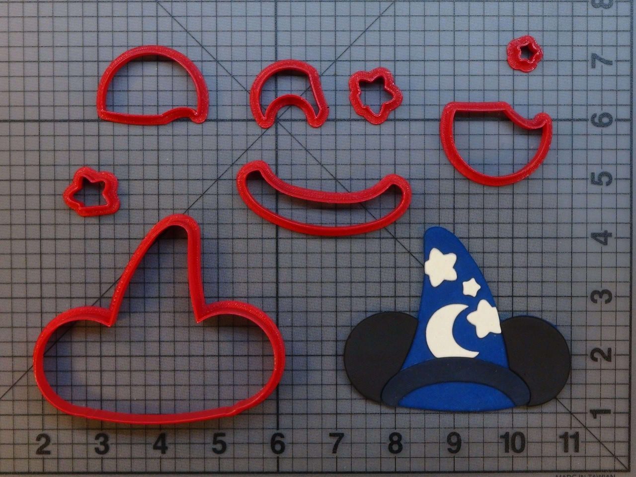 Mickey Mouse Ears Sorcerer Hat 266-C119 Cookie Cutter Set