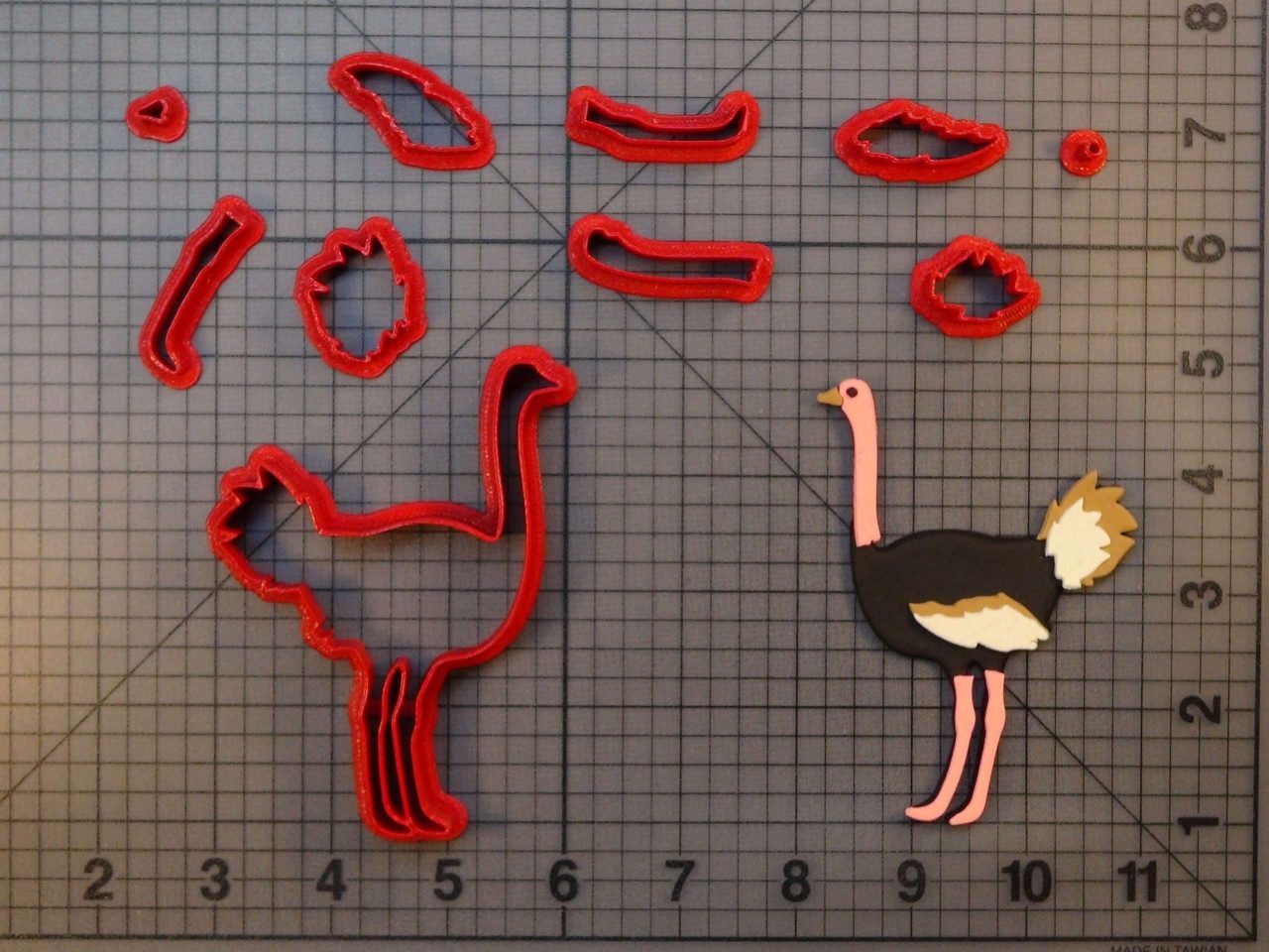 Ostrich 266-C187 Cookie Cutter Set