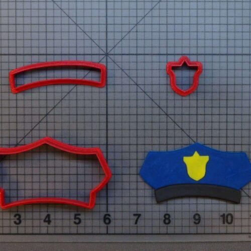 Police Hat 266-C028 Cookie Cutter Set