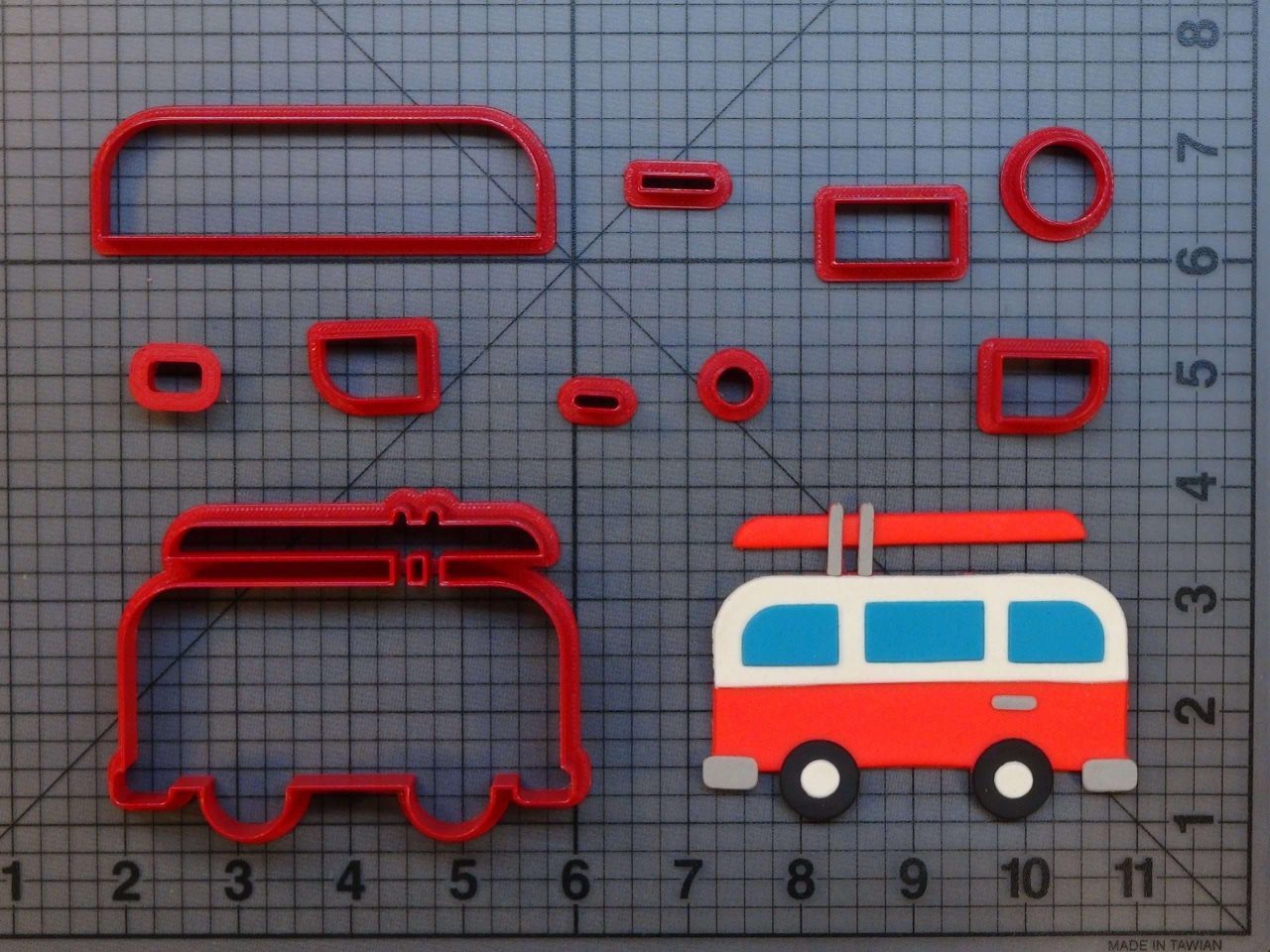 Surf Van 266-B975 Cookie Cutter Set