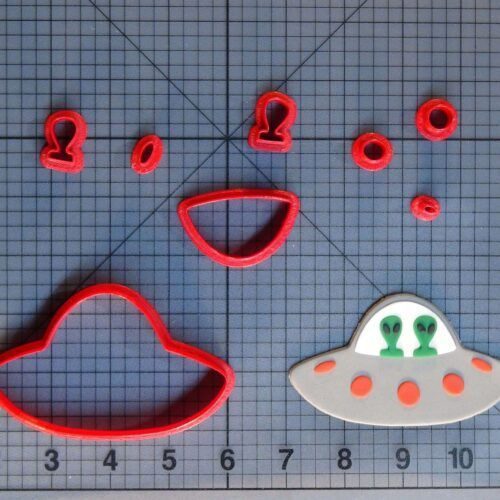 Alien UFO 266-C290 Cookie Cutter Set