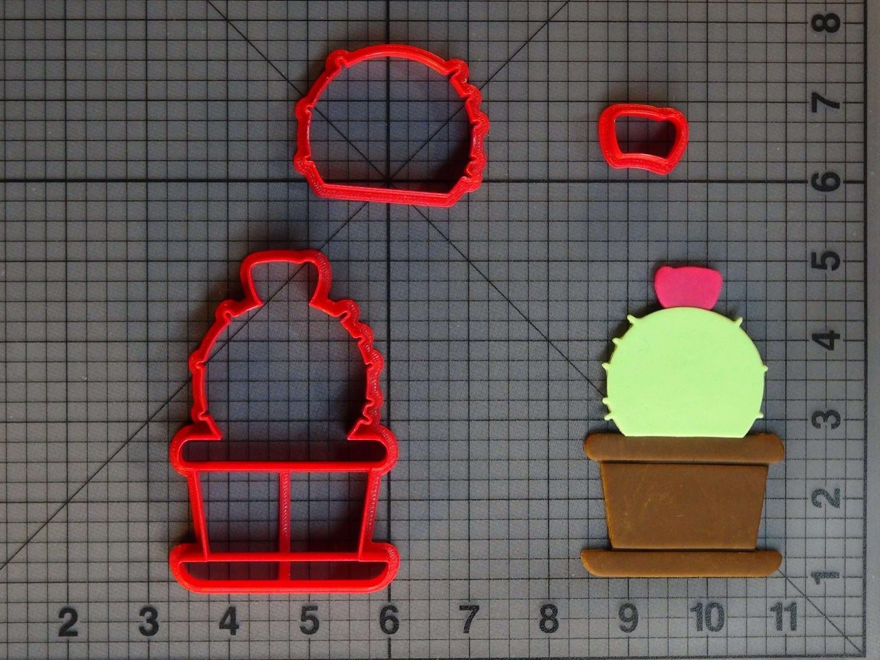Cactus Plant 266-C372 Cookie Cutter Set