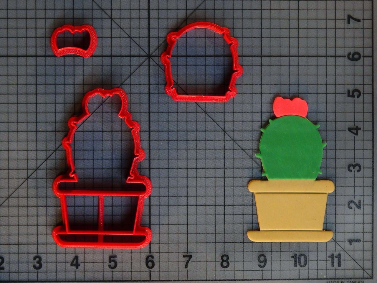 Cactus Plant 266-C373 Cookie Cutter Set