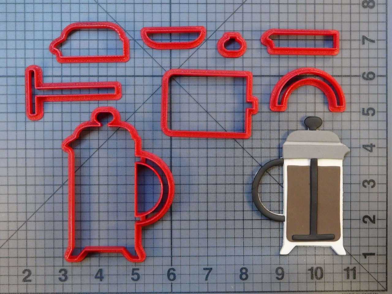 Coffee French Press 266-C252 Cookie Cutter Set