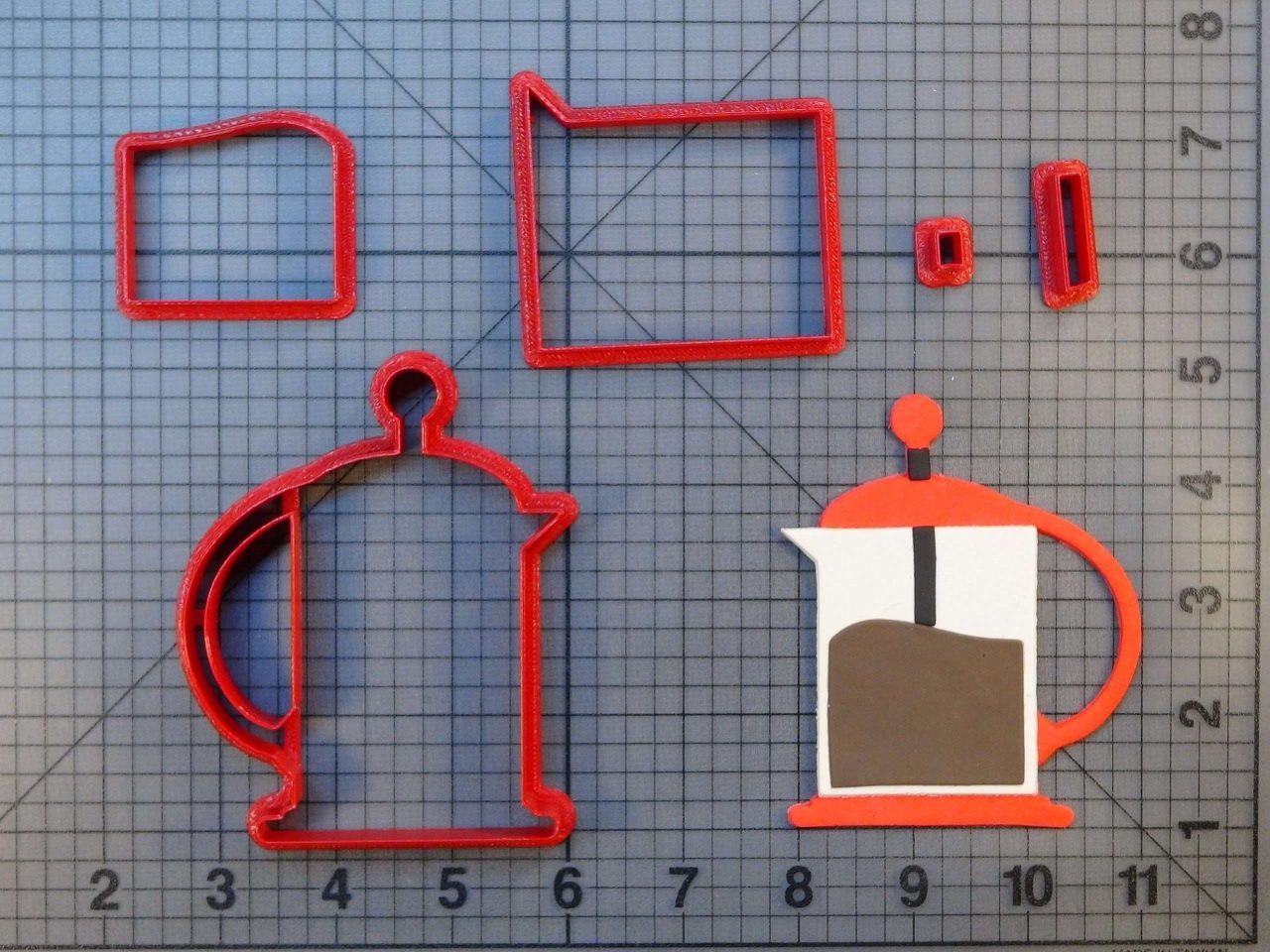 Coffee French Press 266-C253 Cookie Cutter Set