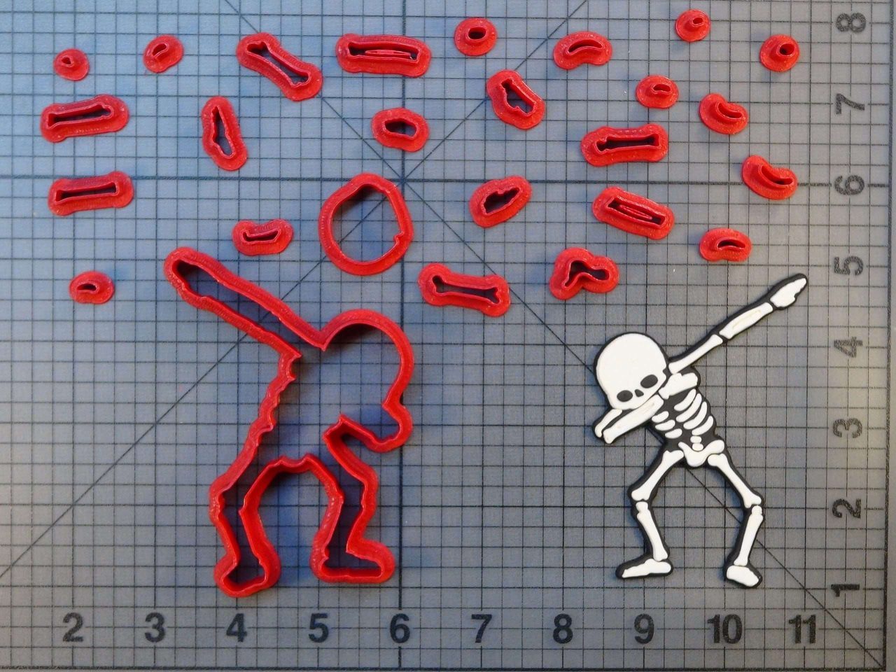 Dabbing Skeleton 266-C254 Cookie Cutter Set