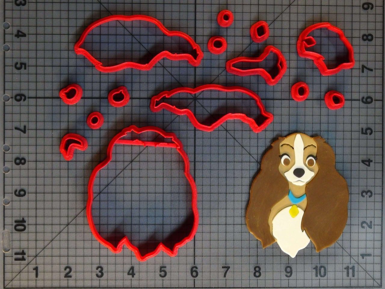 Lady and the Tramp - Lady 266-C380 Cookie Cutter Set