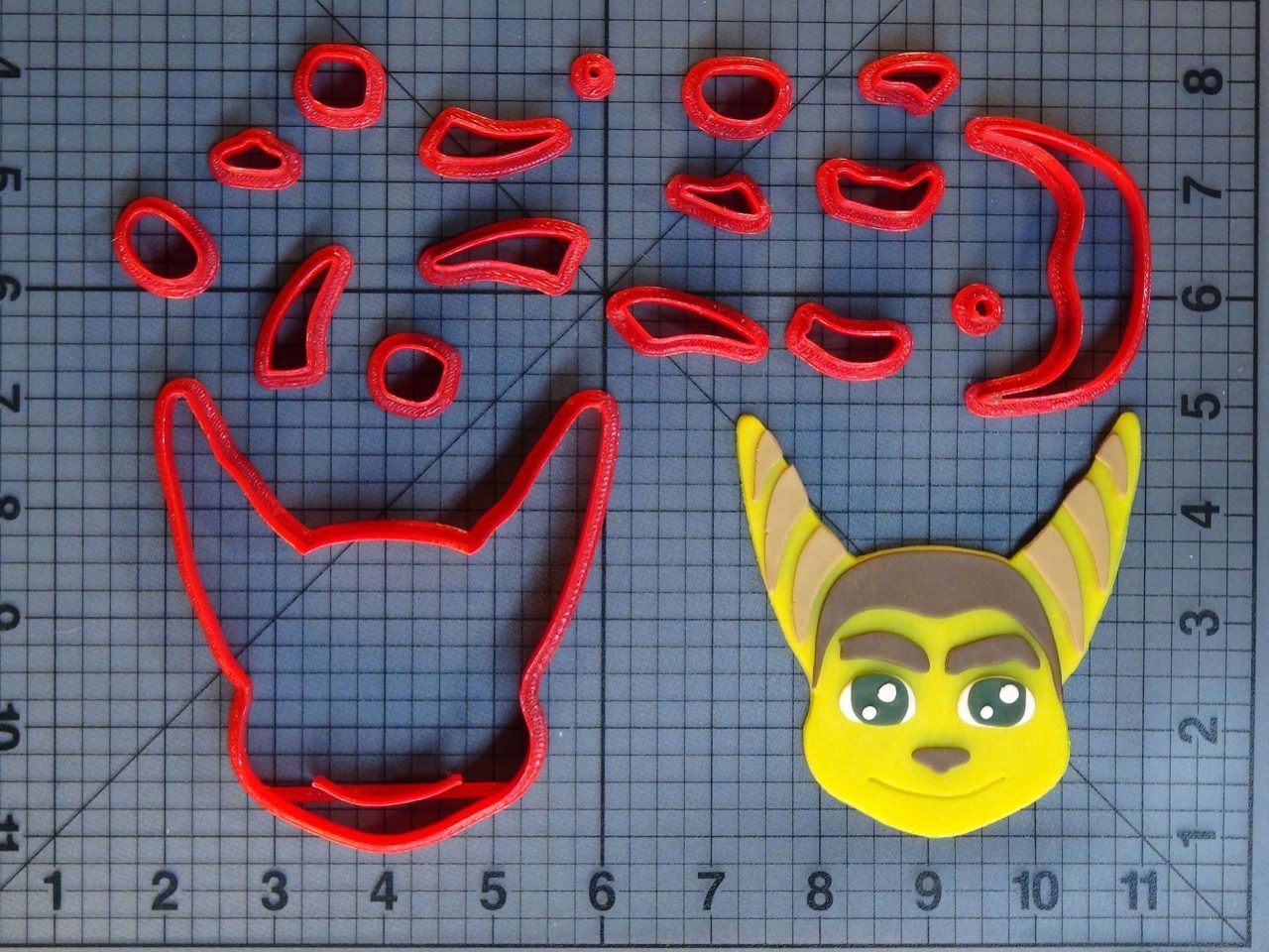 Ratchet and Clank - Ratchet 266-C306 Cookie Cutter Set