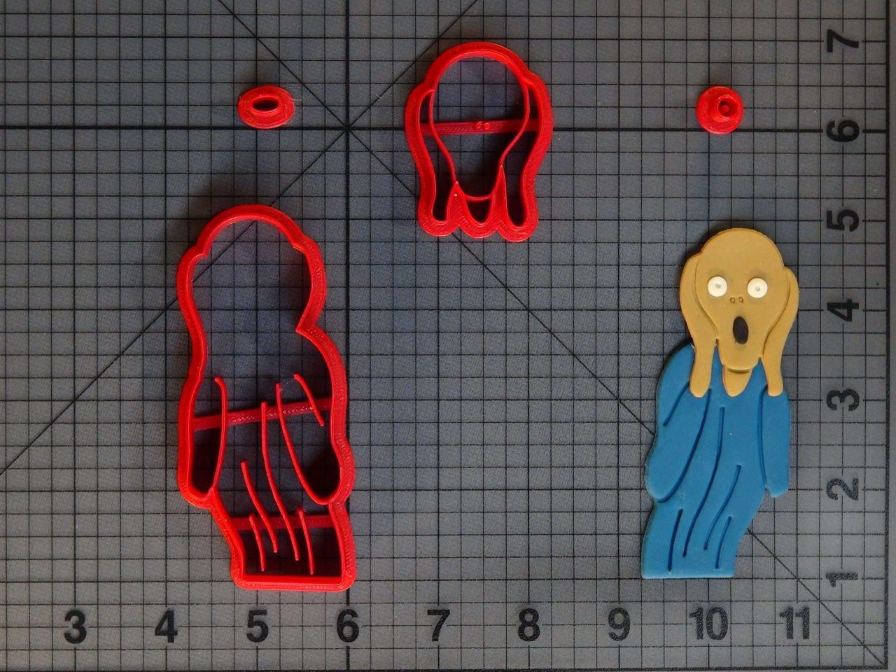 Scream Painting 266-C346 Cookie Cutter Set