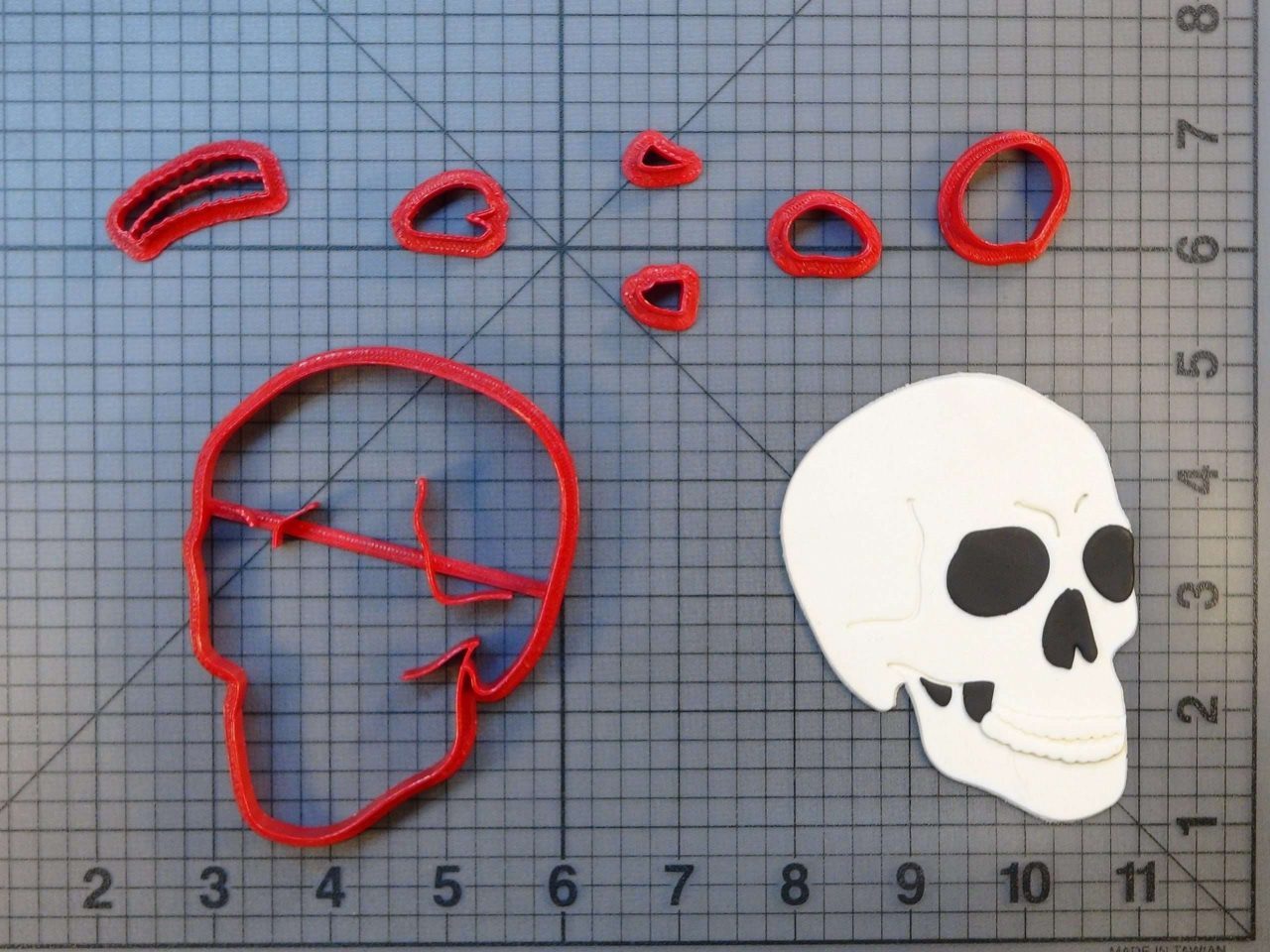 Skull 266-C234 Cookie Cutter Set