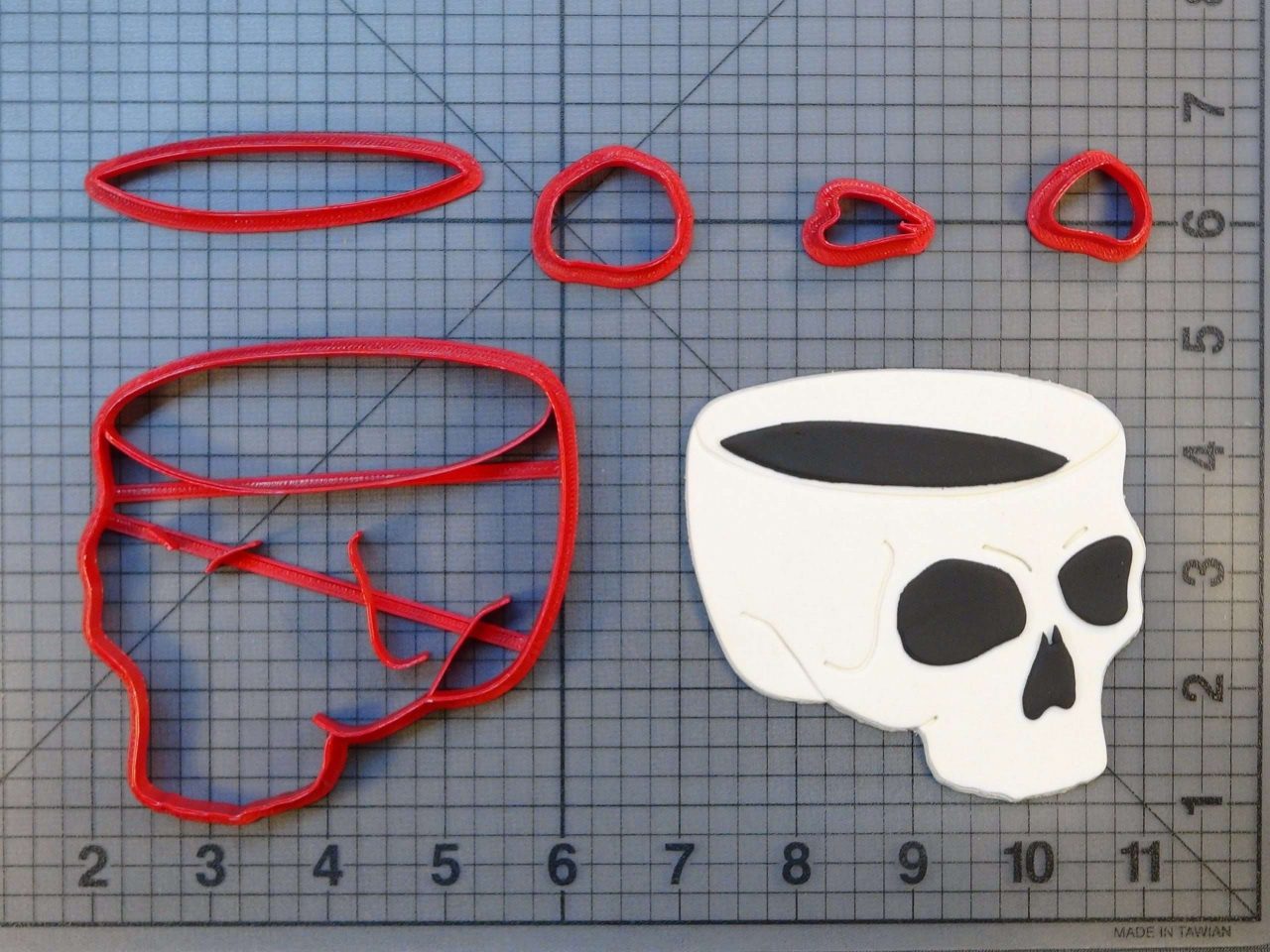 Skull Cup 266-C231 Cookie Cutter Set