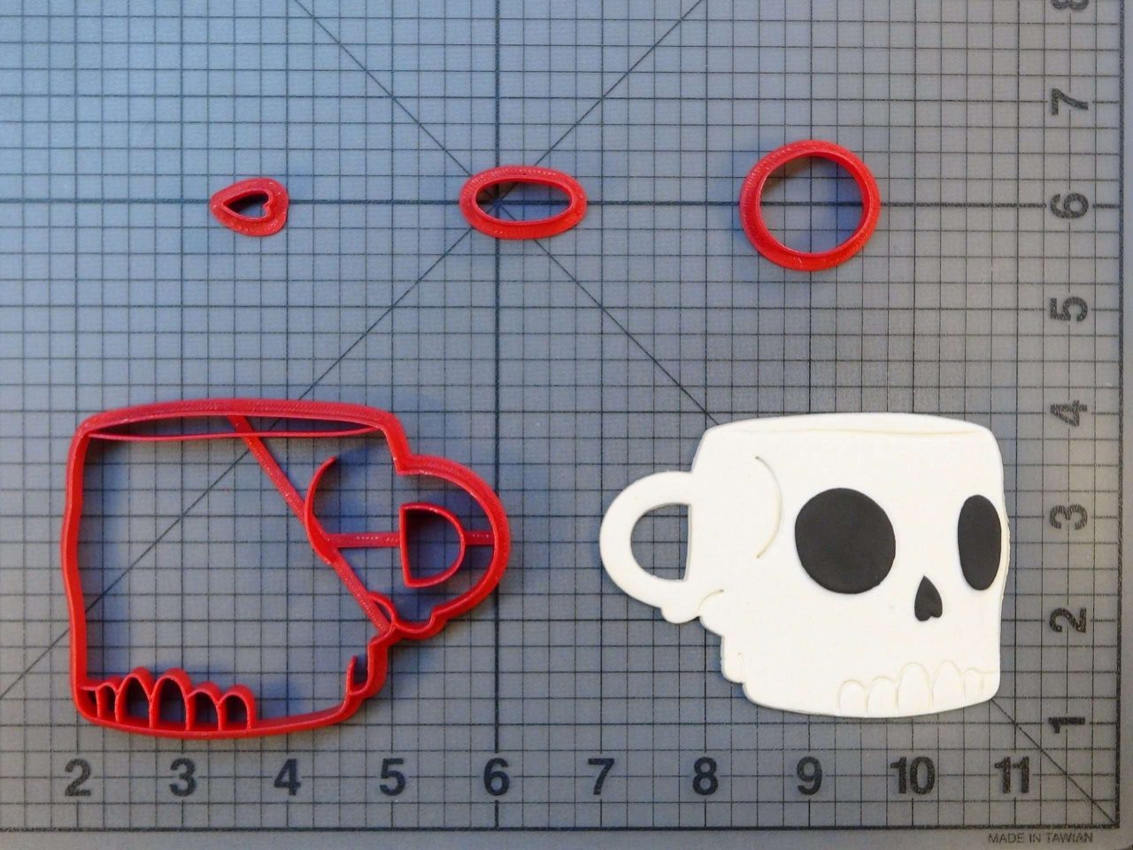 Skull Mug 266-C232 Cookie Cutter Set