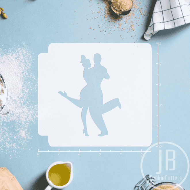 1920s Dancing Couple 783-B651 Stencil