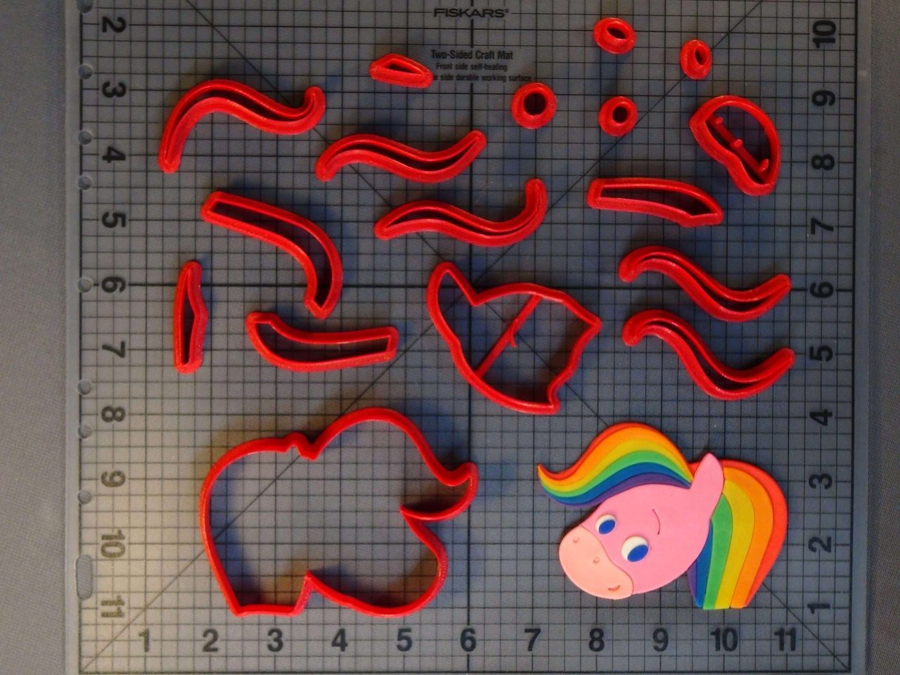 BabyFirst - Rainbow Horse 266-C517 Cookie Cutter Set