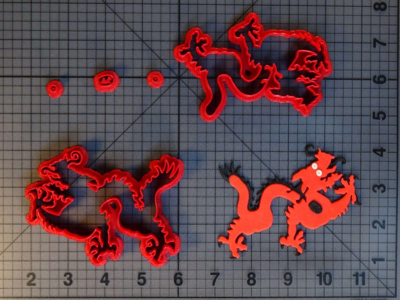 Chinese Dragon 266-C518 Cookie Cutter Set
