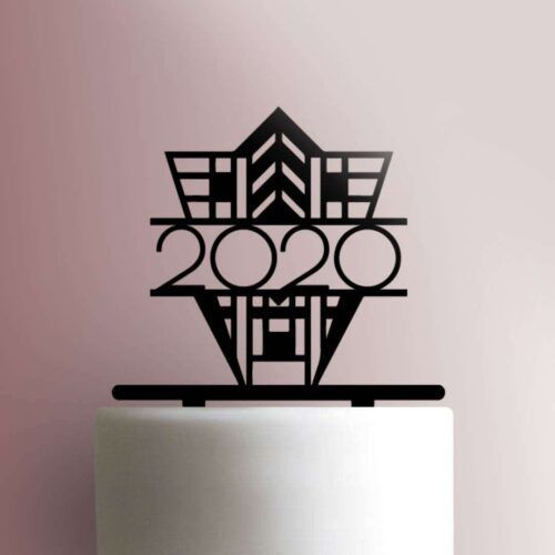 Custom Year Art Deco 225-833 Cake Topper