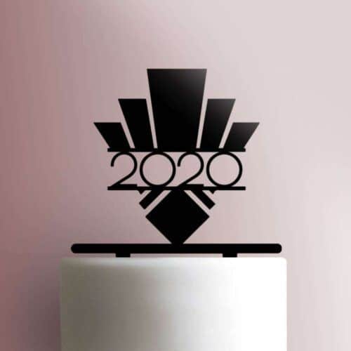 Custom Year Art Deco 225-834 Cake Topper