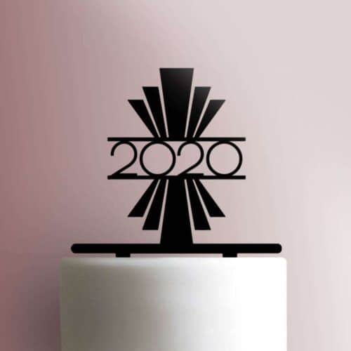 Custom Year Art Deco 225-835 Cake Topper