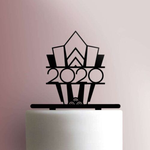 Custom Year Art Deco 225-836 Cake Topper