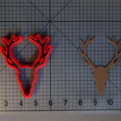 Deer Skull Silhouette 266-C452 Cookie Cutter