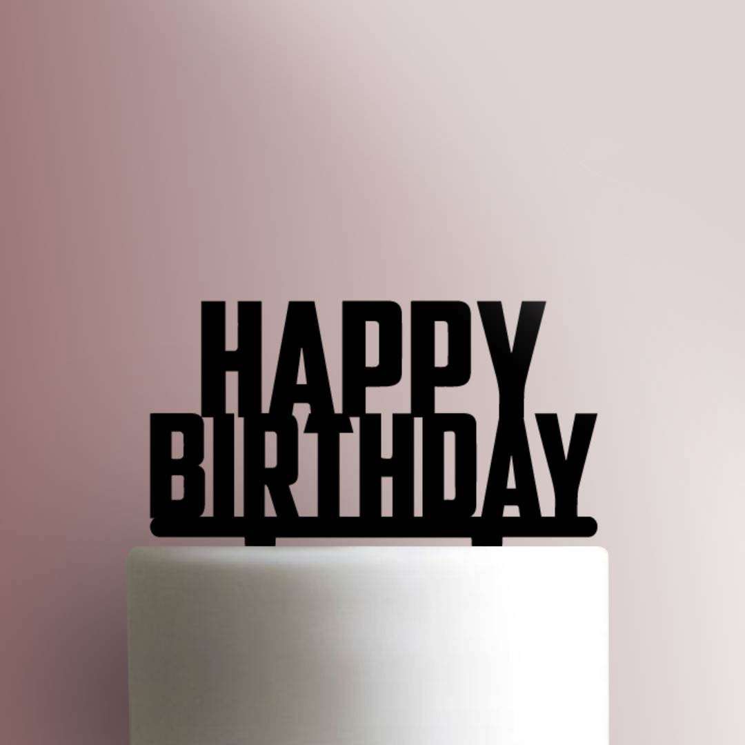 Happy Birthday 225-769 Cake Topper