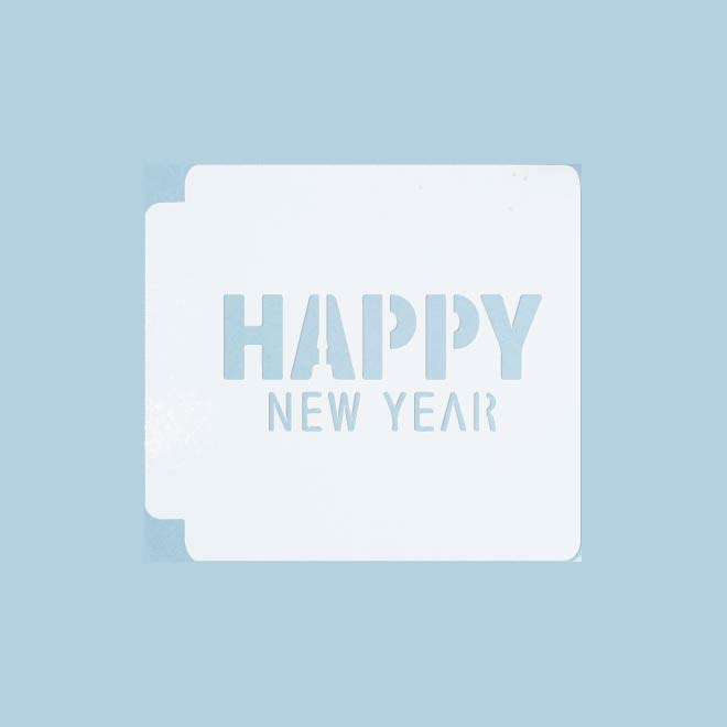 Happy New Year 783-B597 Stencil