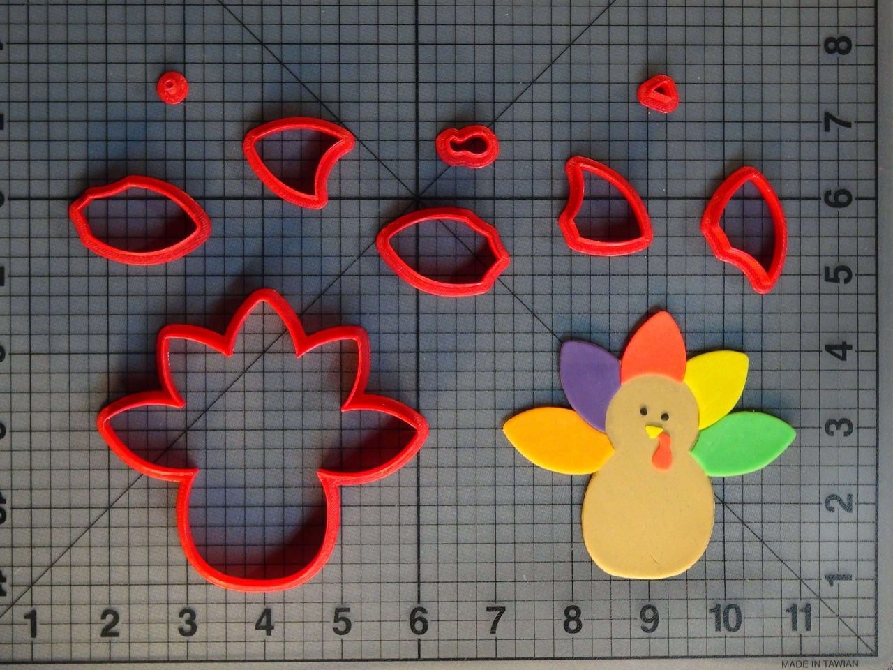 Turkey 266-C422 Cookie Cutter Set