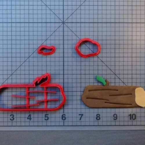 Wood Log 266-C199 Cookie Cutter Set