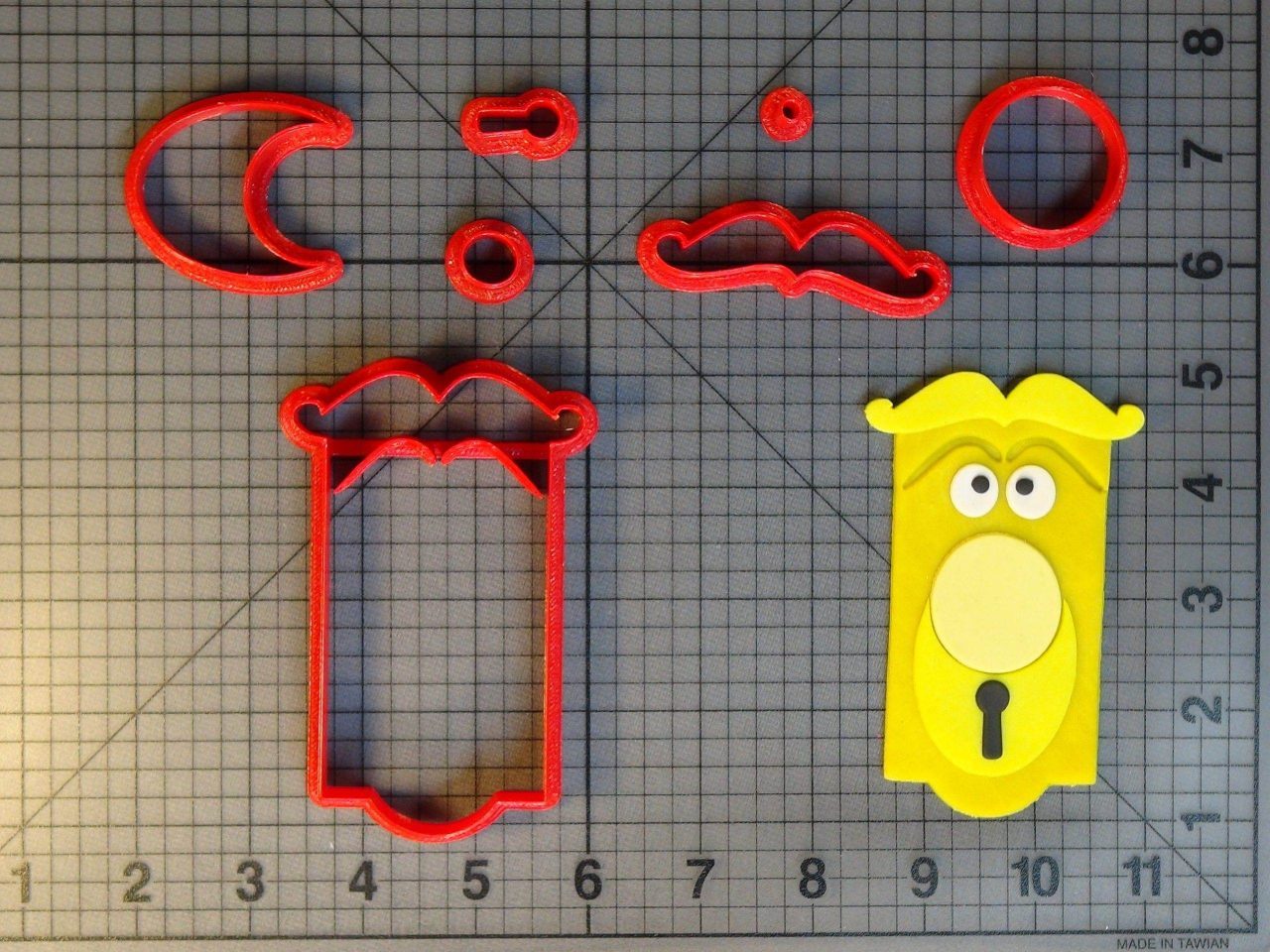 Alice in Wonderland - Door Knob 266-C617 Cookie Cutter Set