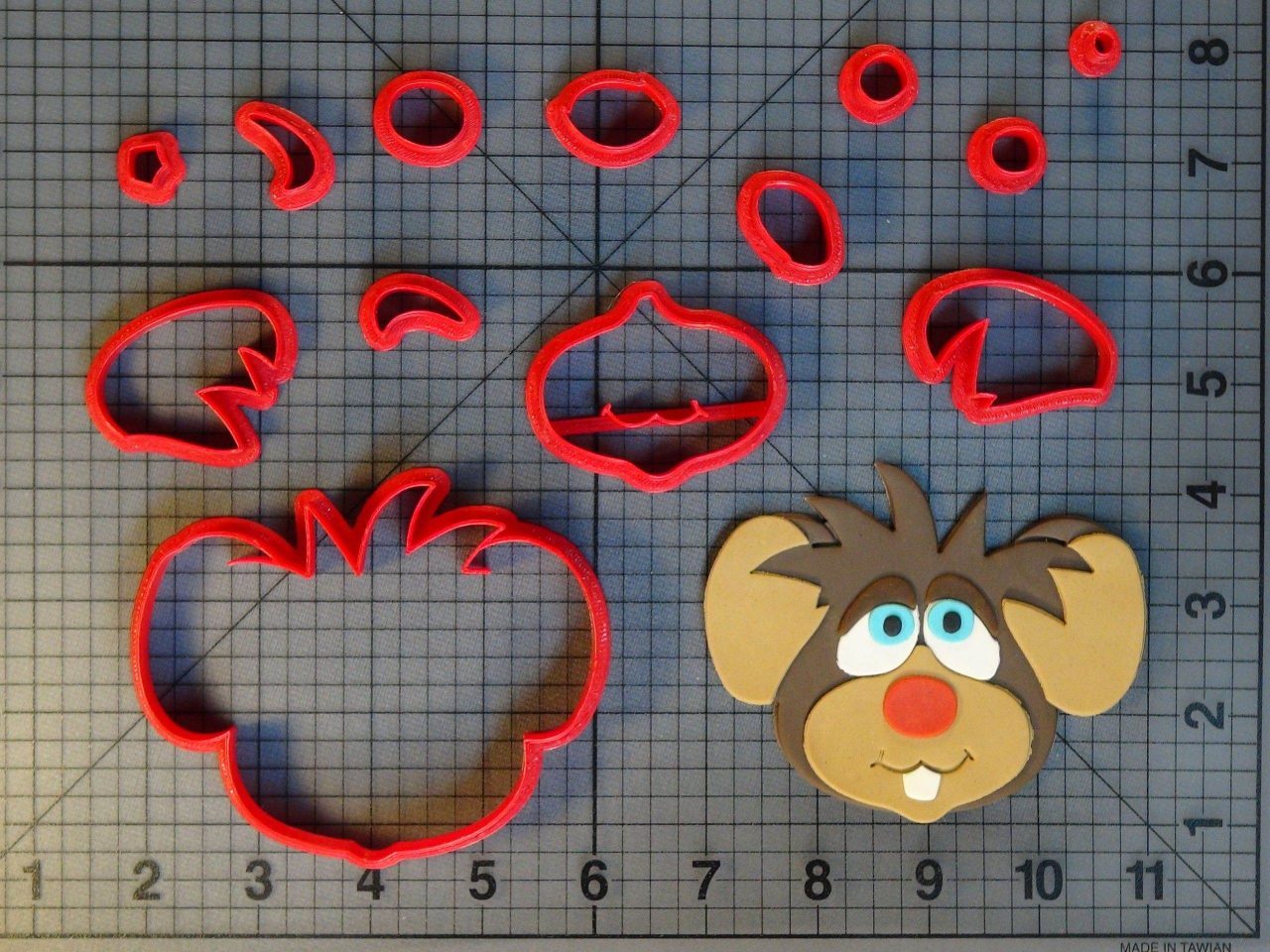 Alice in Wonderland - Mouse 266-C659 Cookie Cutter Set