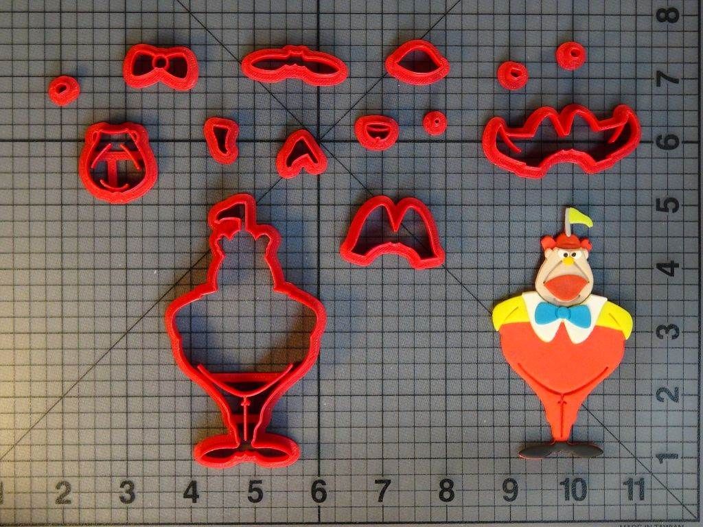 Alice in Wonderland - Tweedle Dum Body 266-C693 Cookie Cutter Set