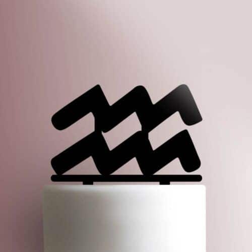 Aquarius Zodiac 225-792 Cake Topper