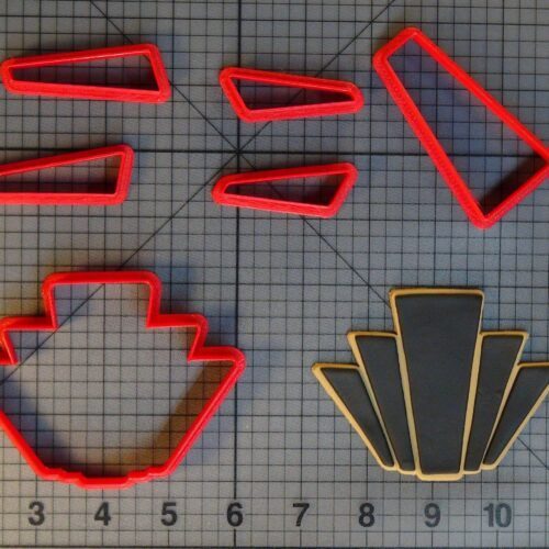 Art Deco Motif 266-C516 Cookie Cutter Set