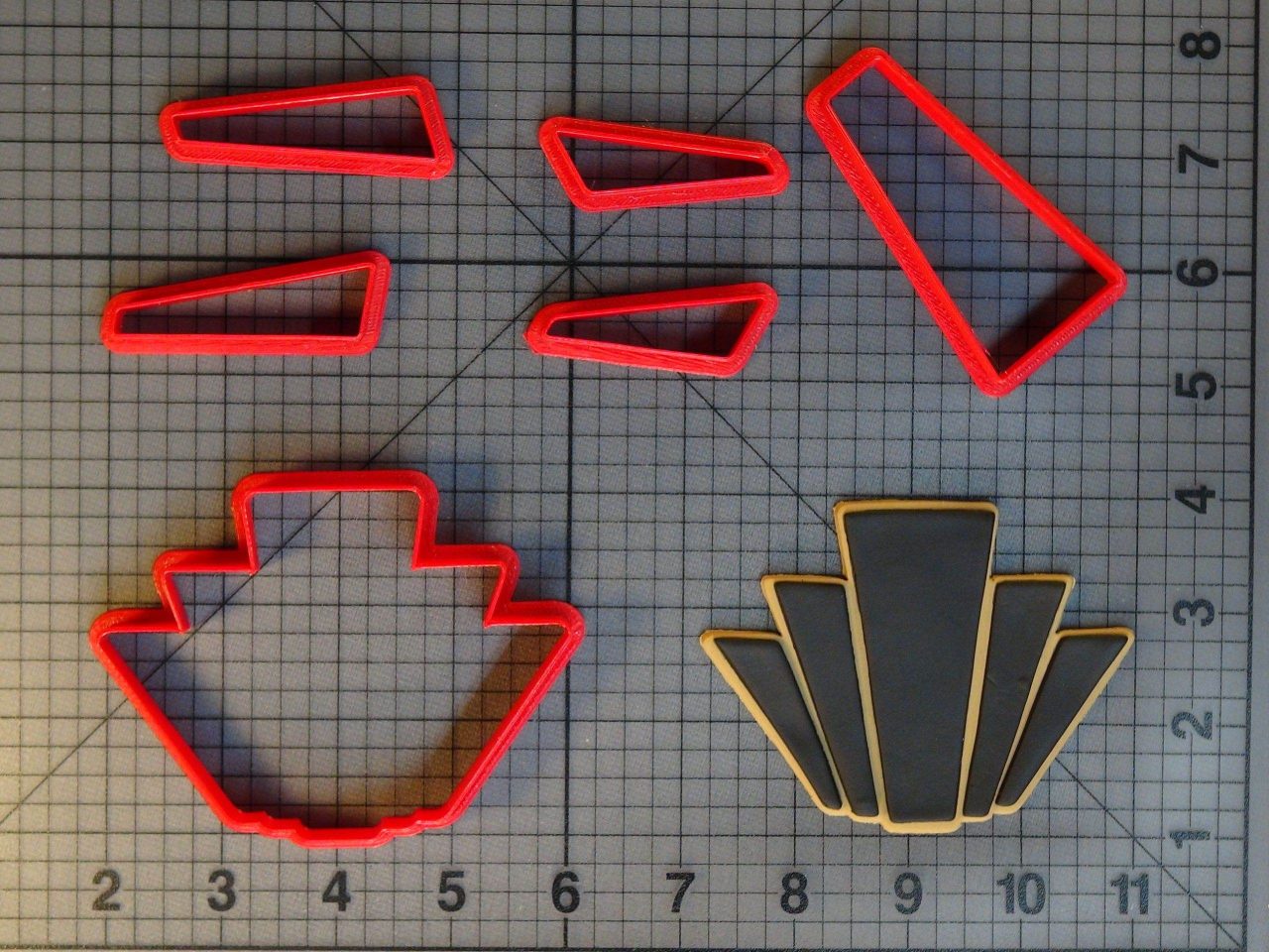 Art Deco Motif 266-C516 Cookie Cutter Set