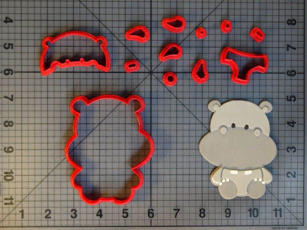 Baby Hippo 266-C727 Cookie Cutter Set