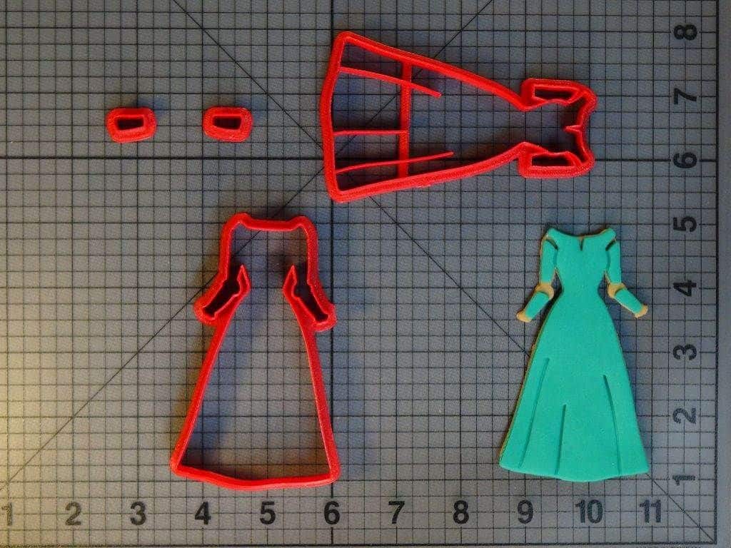 Brave - Merida Archer Dress 266-C698 Cookie Cutter Set