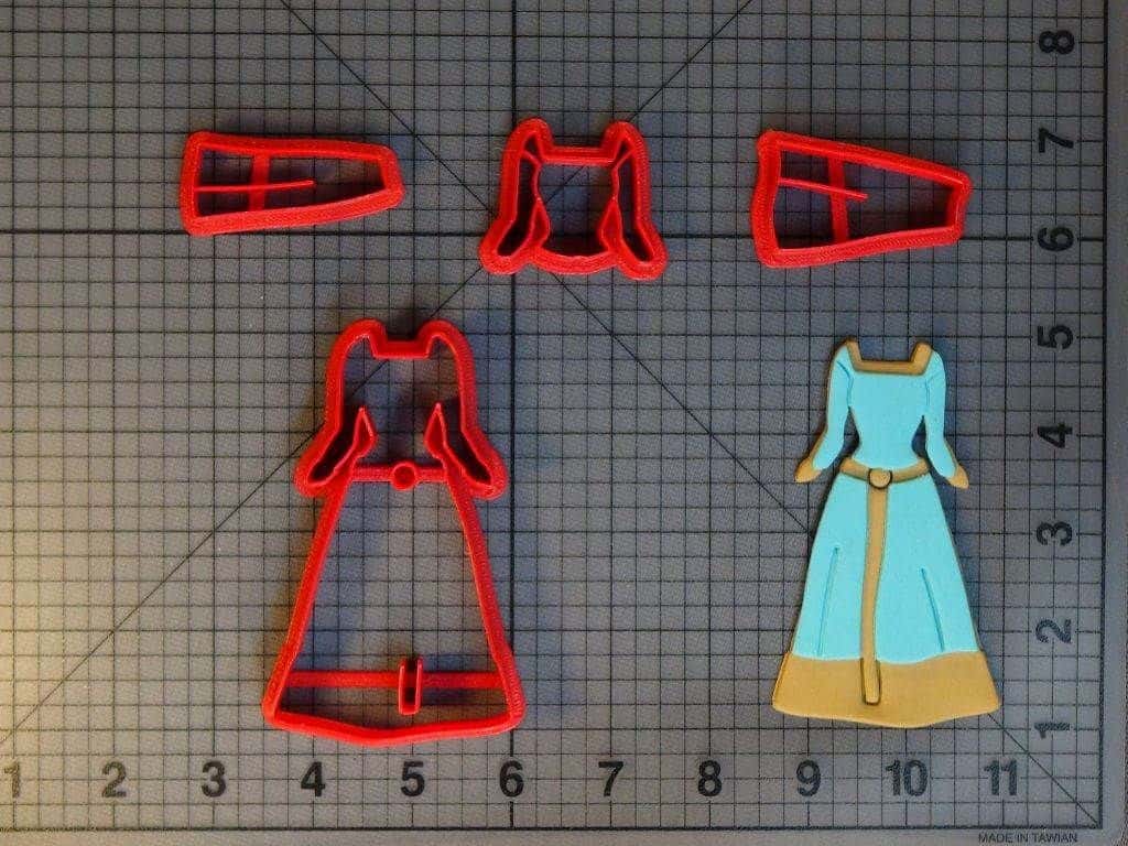 Brave - Merida Formal Dress 266-C699 Cookie Cutter Set