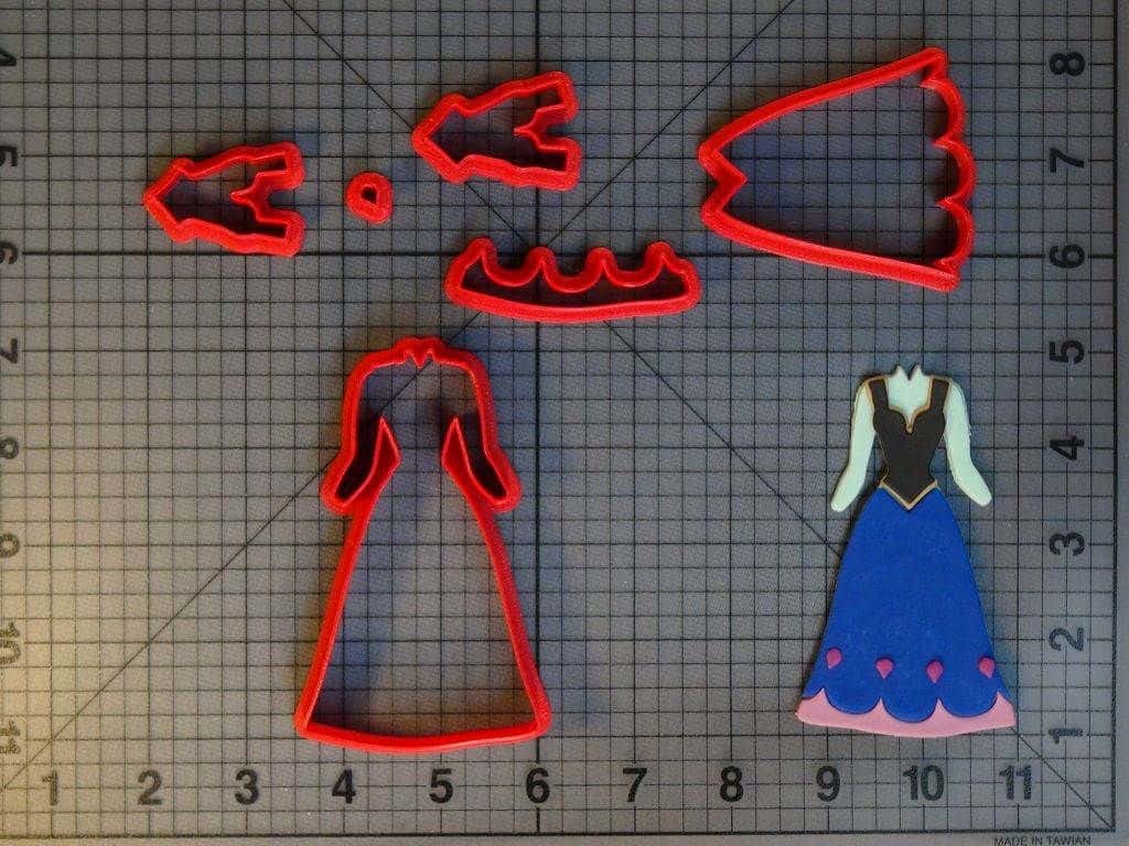 Frozen - Anna Casual Dress 266-C701 Cookie Cutter Set