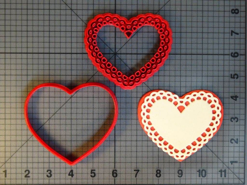 Heart Doily 266-C740 Cookie Cutter Set