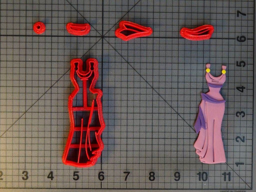 Hercules - Megara Dress 266-C702 Cookie Cutter Set
